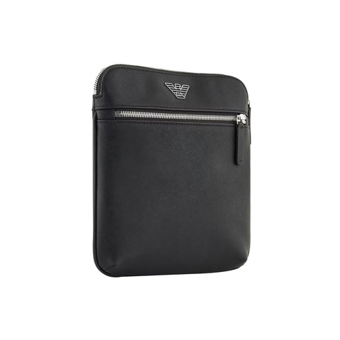 Emporio Armani Borsa a spalla Borsa Uomo Business Regenerated Nero - Francavilla Moda